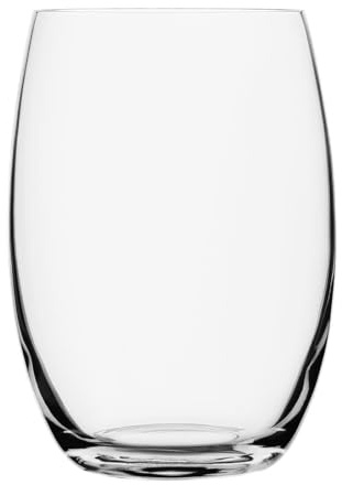 Olympia Serena Tumblers 390ml Glasswasher Safe, Pack of 6 | Provides a 13oz capacity for versatile beverage serving, ensuring commercial durability in busy bars and restaurants.
