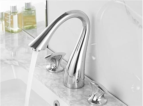 Bad verbreitet waschbecken Wasserhahn Bad DREI löcher 8 Zoll waschbecken Wasserhahn Becken Wasserhahn wc, waschbecken Wasserhahn kran Household faucets