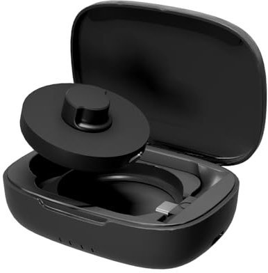 Doohoeek Wireless Charging Case for Oura Ring 3 Charger, Universal Power Station Fits Official Oura Chargers & Fit All-Sized Rings, Ring 3 Charging Dock 1000mAh (Official Charger NOT Included)