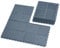 wiiiw Paquete de 9 azulejos de drenaje antideslizantes entrelazados, tapete de ducha al aire libre para piscina, baño, sótano, barco y área de mascotas, 12 x 12 pulgadas, color gris