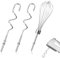 Lyreh 2pz Ganci Impastare Frullatore a Immersione per Kitchenaid, Ganci Impastare Acciaio Inossidabile con 1pz Filo Metallico Frusta Frullatore Immersione per Kitchenaid KHM 5KSM KSM KSMO KSMH