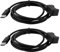 OTOTEC Lot de 2 Câbles de Chargement Magnétiques Type-C pour Montre Connectée Compatible avec Samsung Galaxy Fit 3 2024 Noir 100 Cm