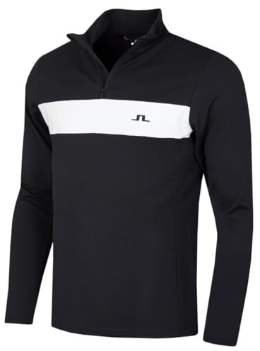 J.Lindeberg Mens J Lindeberg Bran Mid Layer Sweater - JL Navy - L
