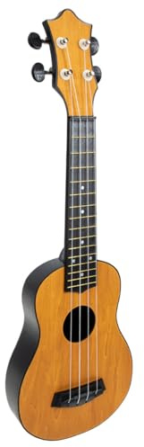 ULTECHNOVO Ukulele für Junge Mädchen Robustes Musikinstrument Holz Wasserabweisendes für Anfänger Geschenk