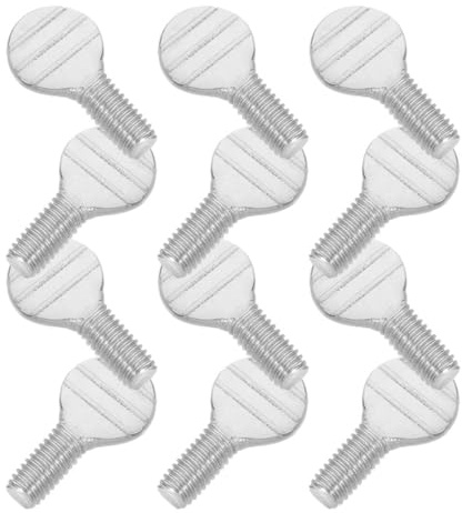 VINTORKY Stainless Steel Rotisserie Screws Set 12Pcs for Air Fryer and Oven Accessories Featuring Effortless Removal Designed for Home Kitchen Use