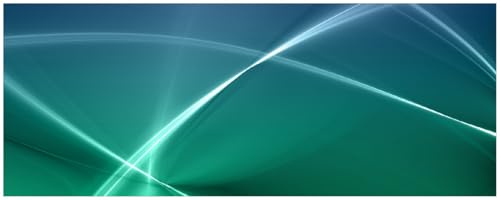 Wallario Küchenrückwand selbstklebend 115 x 50 cm, Motiv: Abstrakte Formen und Linien in blau grün türkis | Spritzschutz abwischbar & pflegeleicht