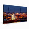 Premium Textil-Leinwand 75 x 50 cm Quer-Format Die Köhlbrandbrücke | Wandbild, HD-Bild auf Keilrahmen, Fertigbild auf hochwertigem Vlies, Leinwanddruck von Heinz Pompsch