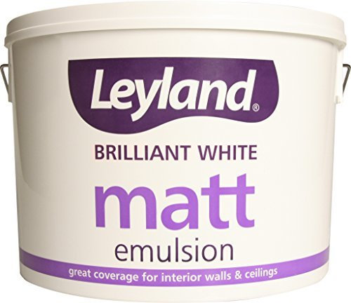Leyland Matt Emulsion 10L Brilliant White by Leyland