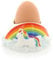 Puckator EGG16 Egg Cup Unicorn Ceramic