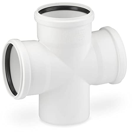 RAUPIANO PLUS Doppelabzweig DN 110/110/110, 87 Grad