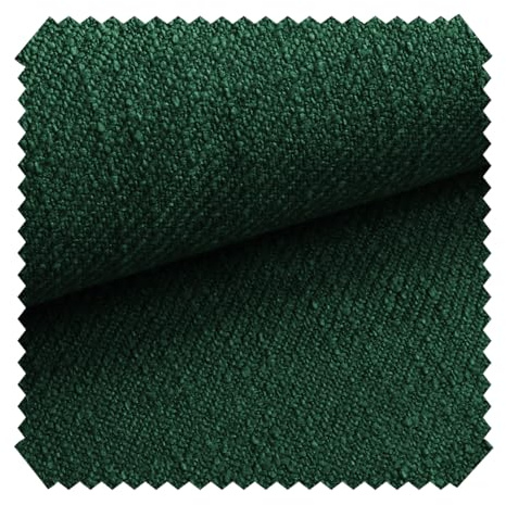 novely® exquisit DECORETTO - Weicher Polsterstoff im Naturfaser Look - Schwer Entzündbarer Möbelstoff mit Ultra-Clean-Technologie - Pflegeleichte Meterware 1lfm | Farbe: 18 Opalgrün