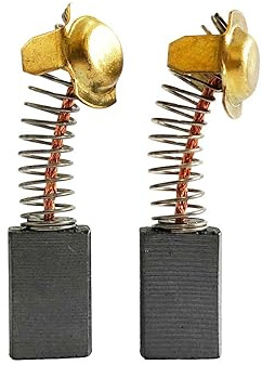 2x Kohlebürsten Motorkohlen 7x11x17/18,5mm für Elektro-Werkzeuge wie Stichsäge Rotationshammer Gehrungssäge Kreissäge Hobelmaschine Polierer uvm.
