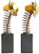 Lot de 2 charbons de 7 x 11 x 17/18,5 mm pour outils électriques tels que scie sauteuse rotative, scie à ongle, scie circulaire, polisseur, etc.