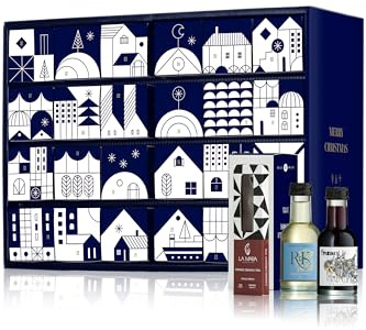 GEILE WEINE Wein trifft Schokolade Adventskalender PREMIUM (12 x 0,1l + 12 x 35g) mit bestem Rotwein, Weißwein und Rosé sowie handgemachter Schokolade