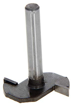 Utoolmart 1/4 Shank T Slot Router Bit 1/8 Profondità di taglio, 2 Flauti Acciaio Ad Alta Velocità T Track Router Cutter 1 pz