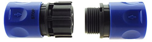 Expanding Hose/x Hose Replacement end connectors with Male/Female 3/4 bsp Thread,Female to Female Universal Click-Lock Garden Watering hosepipe Connector Set
