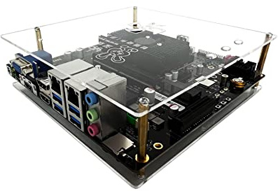 youyeetoo ITX-3588J Rockchip RK3588 8K AI Mini-ITX Scheda madre HDMI2.1 DP1.4 WiFi 6 Onboard DC POE Power Support Android 12 Ubuntu Debian 11 (8 + 64 GB con custodia)