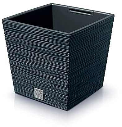 Pot de fleurs avec reserve d´eau 7,5 L anthracite - FURU