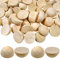 TOAOB 50 Stück 30mm Halbrunde Holzperlen Halbkugelförmig Natürliche Lose Perlen Cabochon für Gemälde DIY Schmuck Herstellung