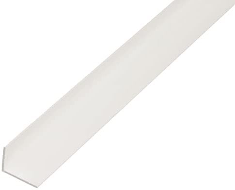 Alberts 488260 Winkelprofil | Kunststoff, weiß | 1000 x 40 x 10 mm