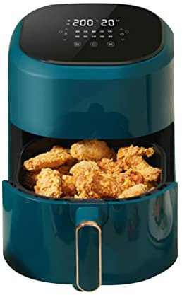 FLBT Friteuse Automatique Friteuse à air Domestique 4,5 L Friteuse sans Huile de Grande capacité (Color : Blue, Size : 4.5L) Needed