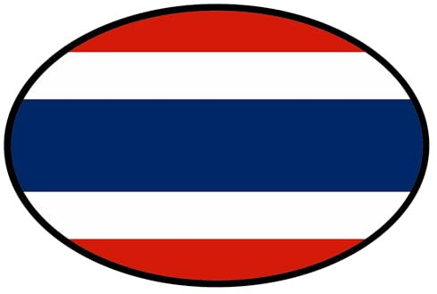 outlaw-rats Thailand Aufkleber Flagge Fahne - PKW Motorrad PC Quad Modellautos Landkarte Urlaub Koffer WM EM A6