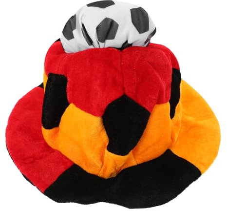 ibasenice Jubelhut Requisite Fußballmütze Leicht und Tragbar für Sportbegeisterte Dekoratives Fußball-kopfschmuck-foto-accessoire