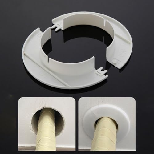 Kabeldurchführungsabdeckung aus weißem PP-Material, Rosettenabdeckung, Rosette für 4080 mm Kabeldurchlass (40 mm)