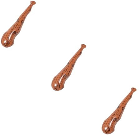 KOMBIUDA 3stücke Aufblasbarer Baseballschläger Aus Langer Und Wiederverwendbarer Schläger Für Partys Cosplay Und Pool-dekoration Sicheres