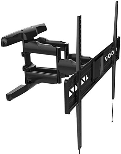 Support mural réglable pour téléviseurs LCD de grande taille extensible et rotatif pour un meilleur angle de vue