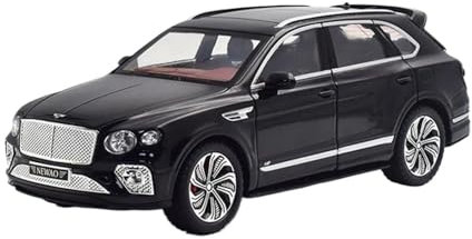 Druckgussfahrzeuge Motorfahrzeuge 1:24 for Bentley Bentayga Miniatur Statische Legierung Druckguss Metall Modell Auto Ornamente Sammlung Display Fertiges Modellauto(Black)