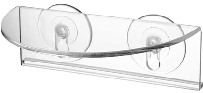 Aquarium Shelf Clear Acrylic Fish Tank Shelf with Strong Suction Cups for Aquarium Fish Tank Home Window Decoration