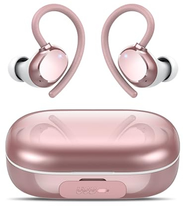 Wireless Earbuds, 2025 Bluetooth 5.3 Headphones In Ear with 4 ENC Noise Cancelling Mic, New Bluetooth Earbuds Deep Bass Stereo Sound, 128H Playtime LED Display Wireless Earphones IP7 Waterproof