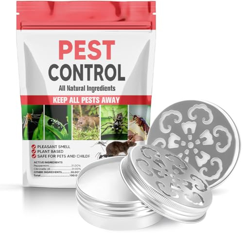 FONLIR Pest Control, Pest Repellent, Rodent Repellent Indoor, Indoor&Outdoor Mice Repellent, Repels Rodents, Spiders, Roaches, Ants, Moths Other Pest, Easy to Use, Better Than Ultrasonic, 2 Packs