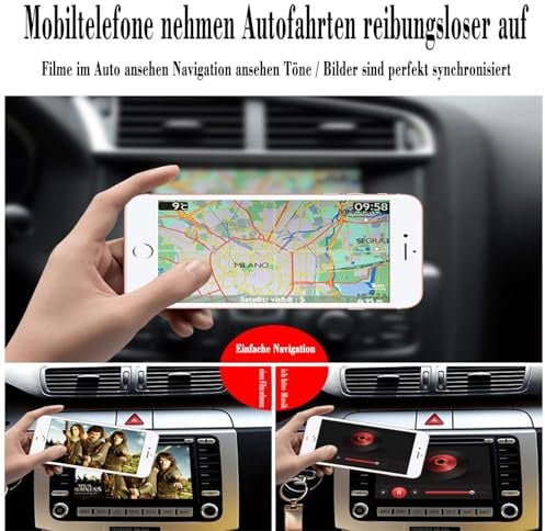 Wireless HDMI Dongle, Miracast hdml Adapter mit Screen Mirror, Hdmi Wireless Cast für i-Phone/i-Pad/Android/iOS zu TV/Monitor/Projektor, Unterstützt Miracast, DLNA, Airplay(Mattschwarz)