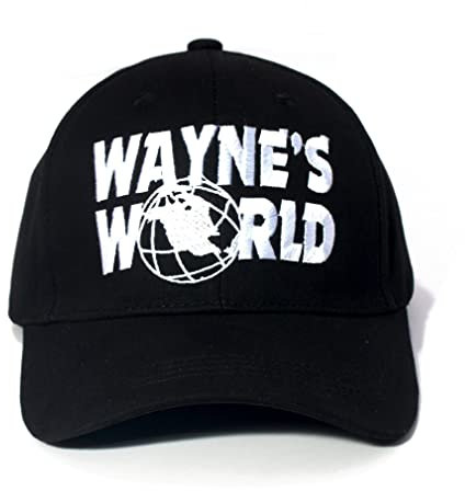 wondeful Wayne's World Hat Cap Waynes World Dad Hat Wayne Baseball Cap schwarz