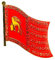 Flaggen Pin Italien - Venedig Yachtflagge Fahne Flagge Anstecknadel