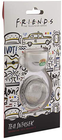 Paladone 5055964737238 tè Central Perk | infusore e Catena in Acciaio Inox | basato su The Iconic Sitcom Friends