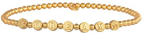 cai Damen Stretch-Armband 925/- Sterling Silber 16cm Glänzend ohne Stein gelb 274260022