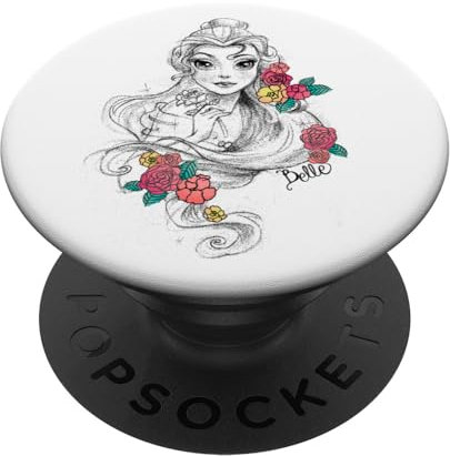 PopSockets Disney Belle Stylized - PopSockets Ausziehbarer Sockel und Griff für Smartphones und Tablets