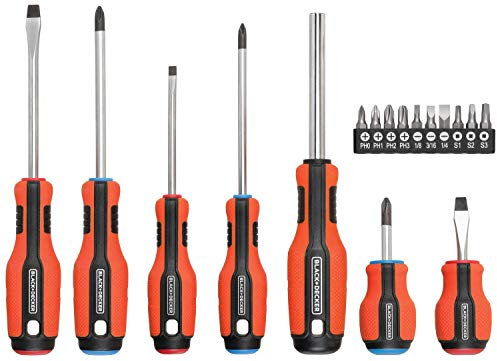 BLACK+DECKER BDHT65003 - Juego de destornilladores (17 piezas)