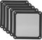 5 Pcs Cooler Fan Filter,120 x 120 x 1.7mm PVC Magnetic Computer Fan Mesh Frame Dust Filter,Dustproof PC Cooler Fan Cover Grills,Black