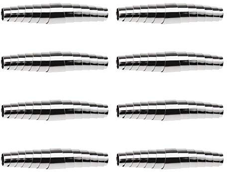 Create idea 8 Stück Volute Gartenscherenfedern, allgemeine Art Edelstahl Astschere Ersatzfedern 5,8 cm Gartenwerkzeug Zubehör
