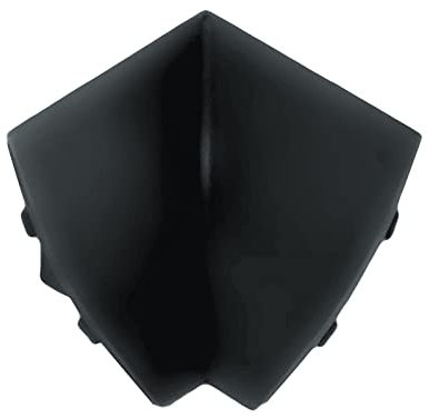 DQ-PP Barre d'angle intérieure Castillo Foncé | 23 x 23 mm | PVC | Baguette de cuisine Plan de travail Baguette de finition de cuisine Baguette de finition de cuisine Baguette de finition murale