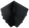 DQ-PP Barre d'angle intérieure Castillo Foncé | 23 x 23 mm | PVC | Baguette de cuisine Plan de travail Baguette de finition de cuisine Baguette de finition de cuisine Baguette de finition murale