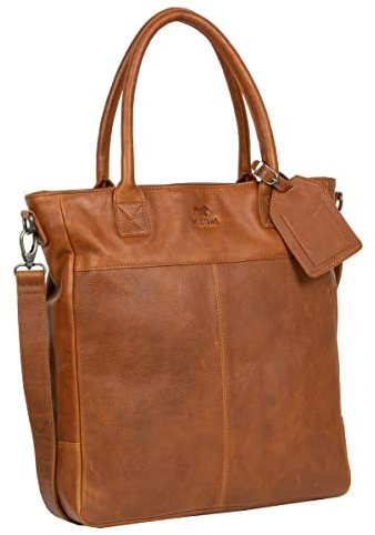 Mustang Memphis - Shopper - Damentasche - Ledertasche - Cognac