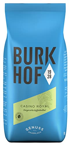 Kaffee CASINO ROYAL von Burkhof, 1000g Bohnen