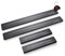 Satin noir&blanc Baguettes de seuil en acier inoxydable pour BMW seria 3 E46 1998-2005 4 -porte. Confort de conduite accru grâce aux plaques de seuil résistantes aux acides - Protection contre les