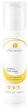 AESTHETICO sensitive body cream - Sch?tzende K?rperlotion f?r trockene Haut/Neurodermitis, parf?mfrei (4 x 200 ml)