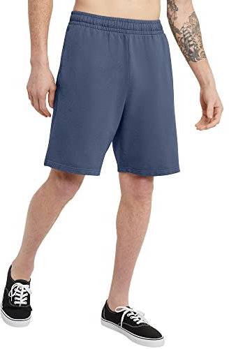 Hanes Herren Originals Gym Taschen, Baumwolle Männer, 8 Zoll Schrittlänge Shorts, Salzwasser, XX-Large